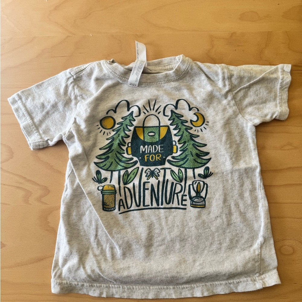 2/$10 Mini + Mine Toddler 3T 'Made for Adventure' Graphic Tee